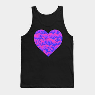 Dripping Bi Flag Colours Tank Top